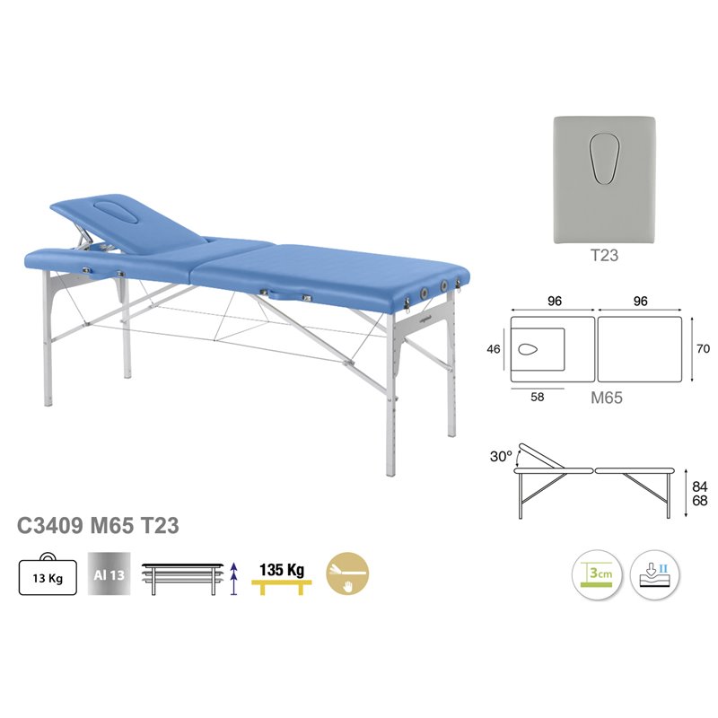 C3409 - Camillas PLEGABLES - Ecopostural
