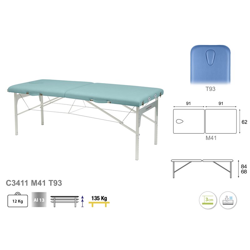 C3411 - Camillas PLEGABLES - Ecopostural