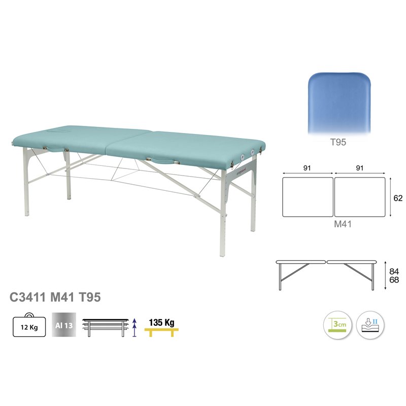 C3411 - Camillas PLEGABLES - Ecopostural