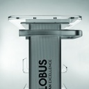 Carrito multifunción EASYGO GLOBUS detalle lateral y estructura de aluminio