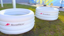 Bañera Hinchable Hielo TEAM REHABMEDIC uso en campeonato europeo de atletismo