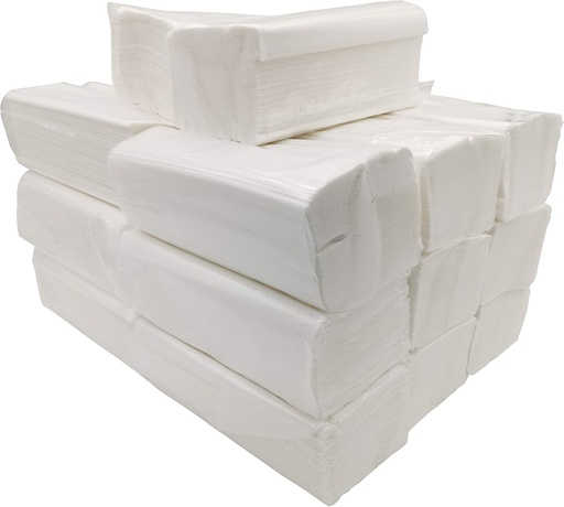 Caja Toalla Papel Secamanos en "V" (20 PAQ. x200 UDS)