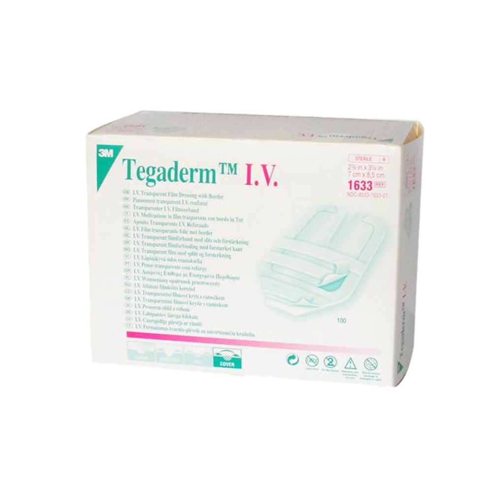 APOSITO TEGADERM I.V. 7cx8,5cm (100)