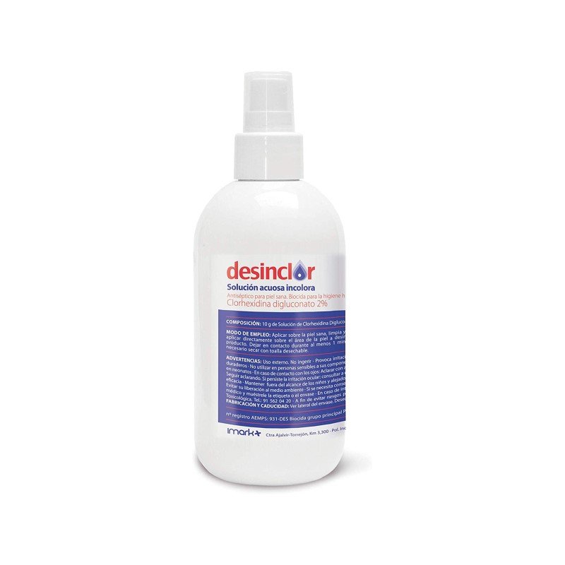 [DESHG0AC2INP0250] Disclore 2% 250ml Clorhexidine Aqueous colorless (spray)