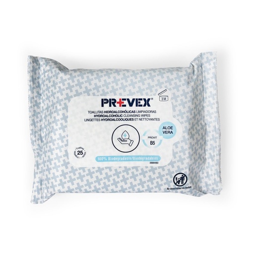 [PVX84460] PREVEX TOALLITA HIDROALCOHOLICA (25)