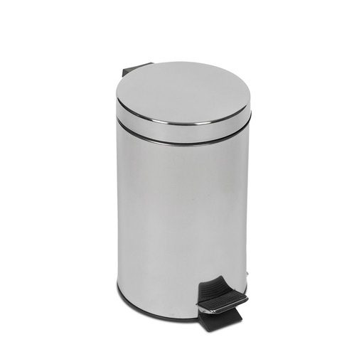 [RMH486012] PAPELERA INOX 5L TAPA Y PEDAL