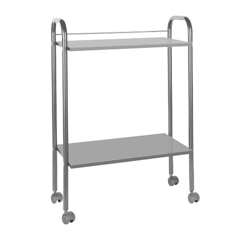 [A4486] CARRO PORTATIL 2 ALTURAS GRIS
