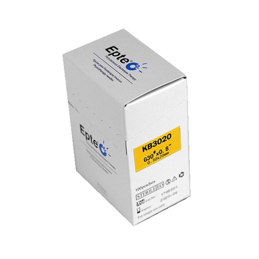 AGUJA TRATAMIENTO EPTE 0,30 x 20 (100)
